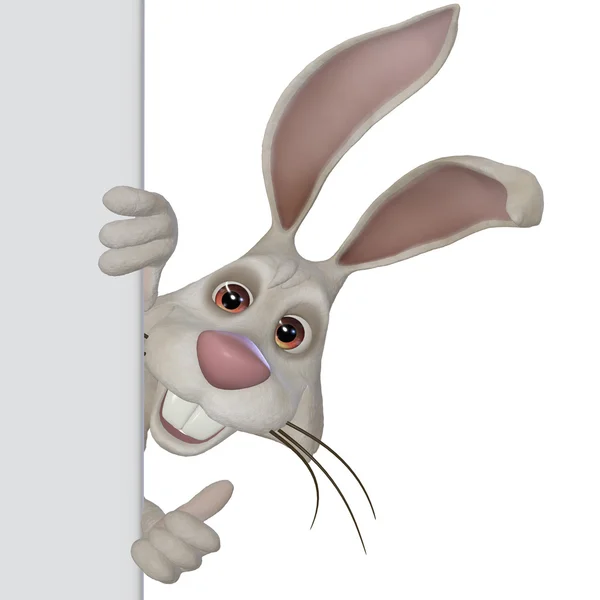 Пасхальный кролик крупным планом — стоковое фото
