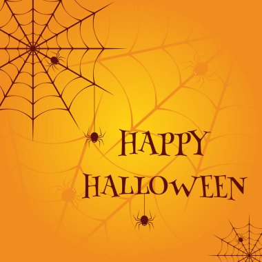 Mutlu Cadılar Bayramı vektör illüstrasyonu