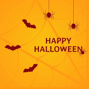 Mutlu Cadılar Bayramı vektör illüstrasyonu