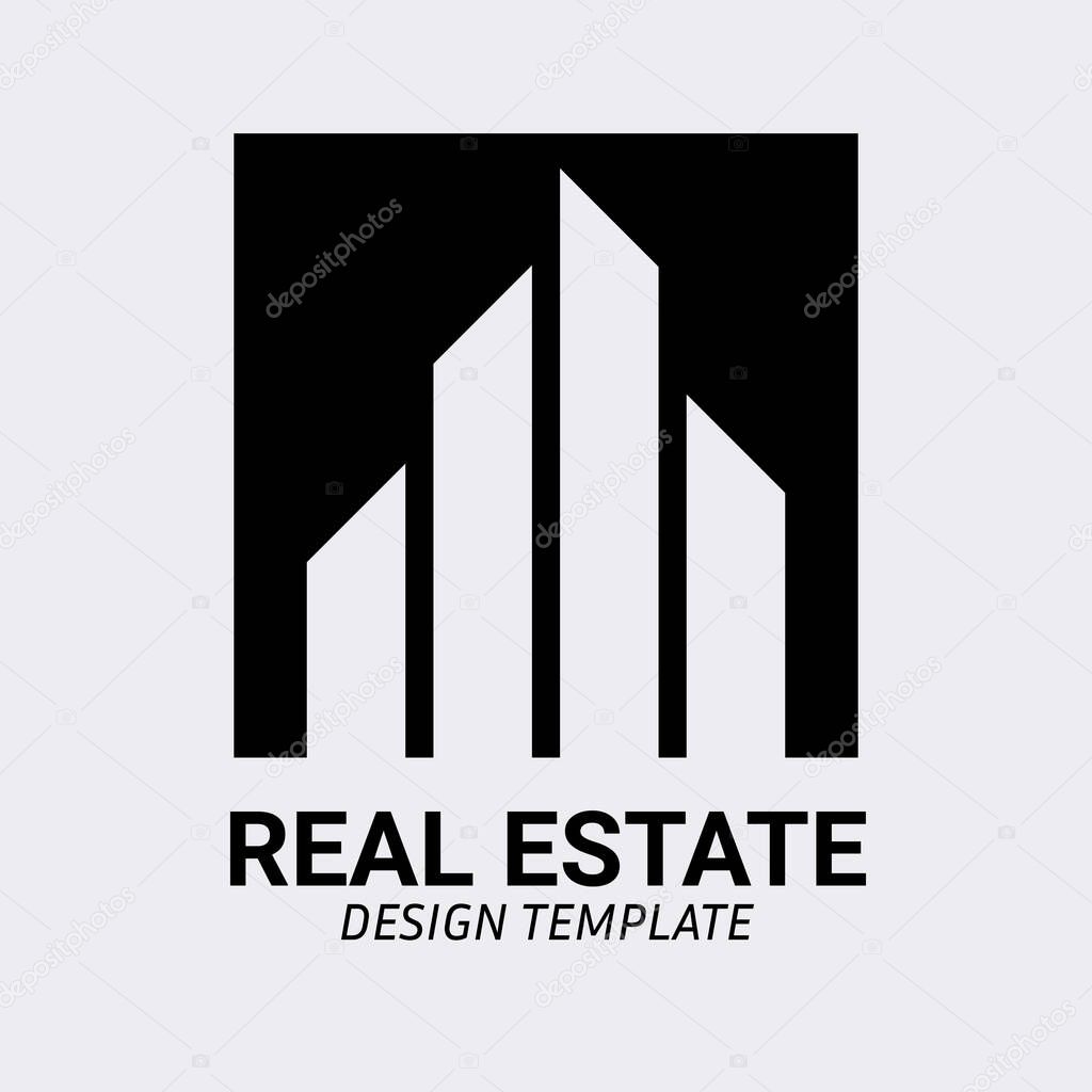 Real Estate Logo Icon Design Template vector