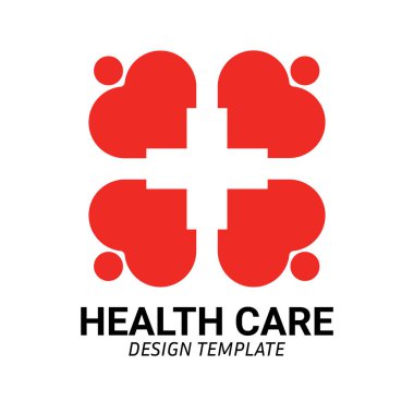 sağlık hizmeti Logosu Simgesi Yaratıcı Tasarım Şablonu