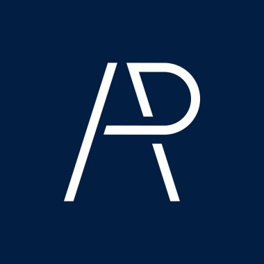 Baş harfler AR, RA, A & R logo simgesi konsepti. Yaratıcı Minimal Alfabe amblem tasarım şablonu. Kurumsal İş Kimliği Grafik Sembolü. Yaratıcı Vektör Grafik Ögesi.