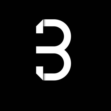 Baş harf B logo simgesi konsepti. Yaratıcı Minimal Alfabe amblem tasarım şablonu. Şirket İş Kimliği için Grafik Sembolü. Yaratıcı Vektör grafik ögesi.