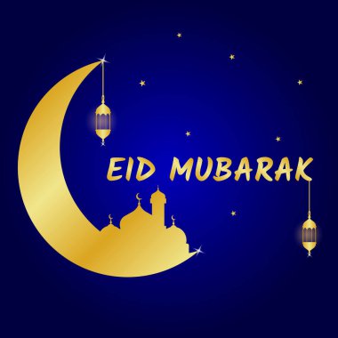  Bayram Mübarek İslami tasarım arka planı. Yaratıcı Tasarım Şablonu vektör çizimi.