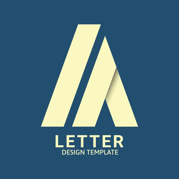 Carta Inicial Icono Logo Concepto Plantilla Diseño Emblema Alfabeto Mínimo — Archivo Imágenes Vectoriales