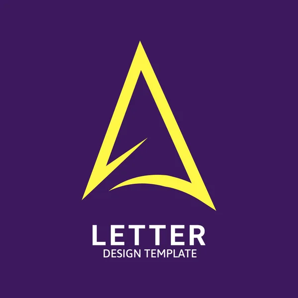 Lettre Initiale Logo Icon Concept Modèle Conception Emblème Alphabet Minimal — Image vectorielle