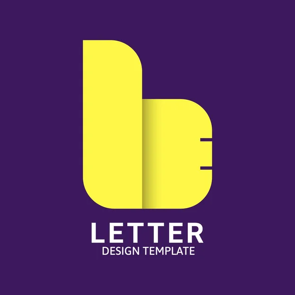 Letra Inicial Logo Icon Concept Plantilla Diseño Emblema Alfabeto Mínimo — Archivo Imágenes Vectoriales