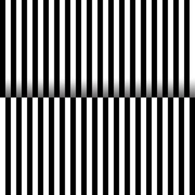 İllüzyon soyut siyah beyaz desen. Tek renkli desen. Optik yanılsama. İşlem sanatı.