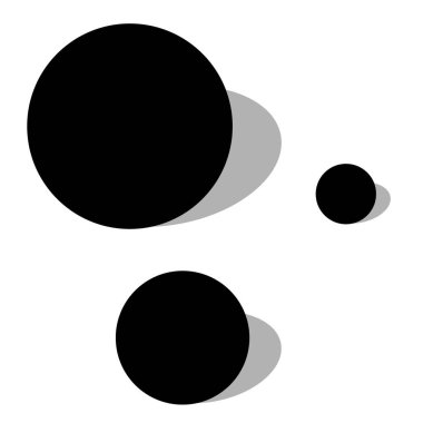 İllüzyon soyut siyah beyaz desen. Tek renkli desen. Optik yanılsama. İşlem sanatı.