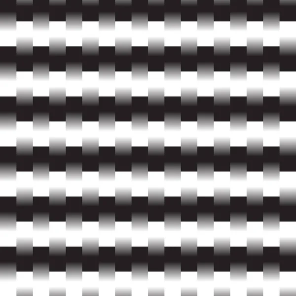 Illusion Modèle Abstrait Noir Blanc Modèle Monochrome Illusion Optique Art — Image vectorielle