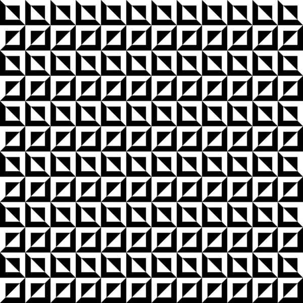 Illusion Abstract Black White Pattern Monochrome Pattern Optical Illusion Art — Stock Vector