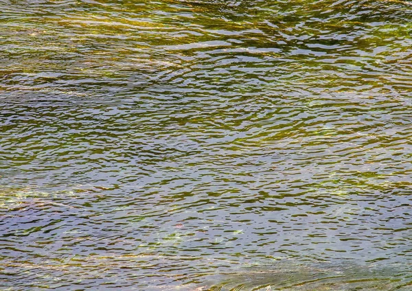 Tekstura Przepływu Wody Płytkich Wodach — Zdjęcie stockowe