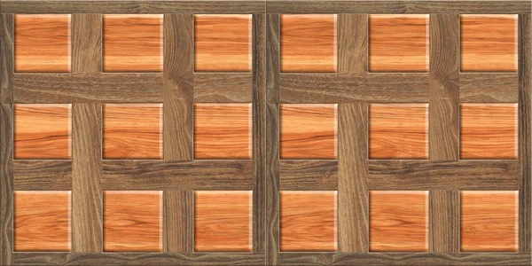 Drewniane Szachownice Podłóg Ścian Ceramicznych — Zdjęcie stockowe