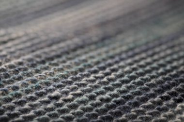 Mavi tonlarda, soyut, örgü tonu.