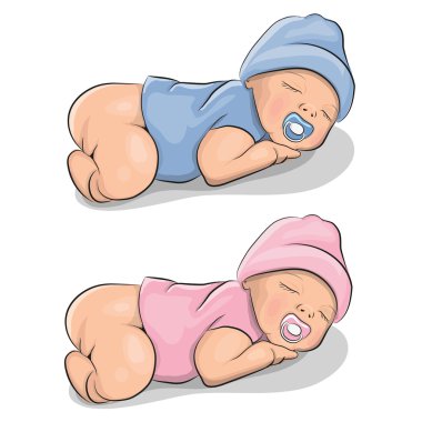 bebek ve kız