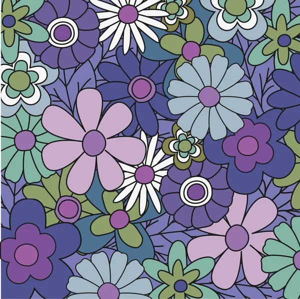 Fondo floral — Vector de stock