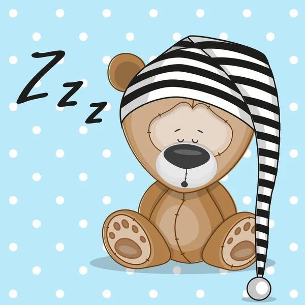 Sleeping bear — Stock Vector