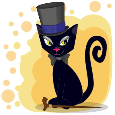 Şapkalı kedi.
