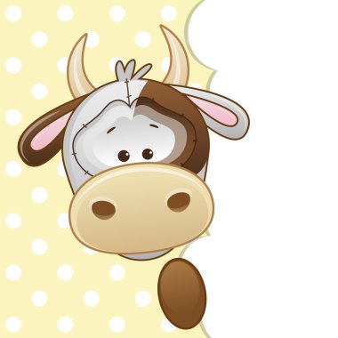 İnek dışarı bakmak