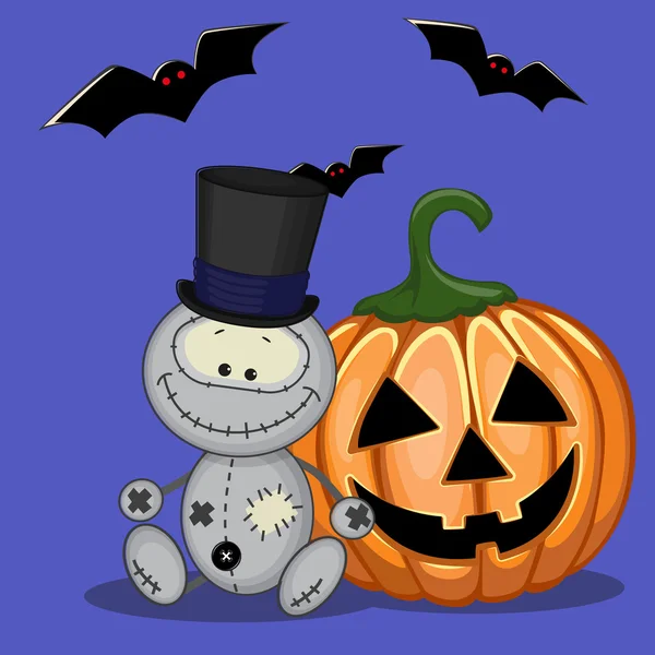 Monstruo de dibujos animados Halloween — Archivo Imágenes Vectoriales
