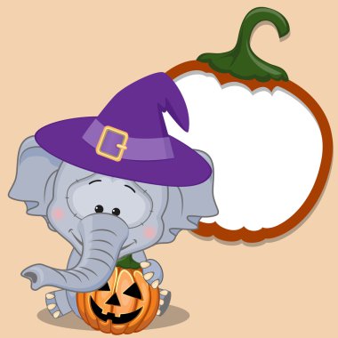 Cadılar Bayramı fil kabak ile