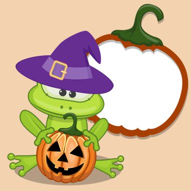 Cadılar Bayramı kurbağa kabak ile