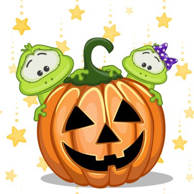 Cadılar Bayramı kurbağa kabak ile