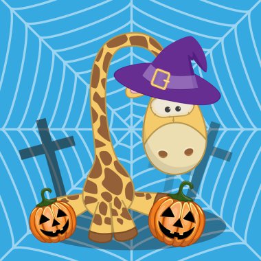 Cadılar Bayramı zürafa kabak ile