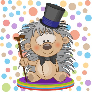 Şapkalı bir yakışıklı kirpi