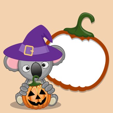 Cadılar Bayramı Koala kabak ile