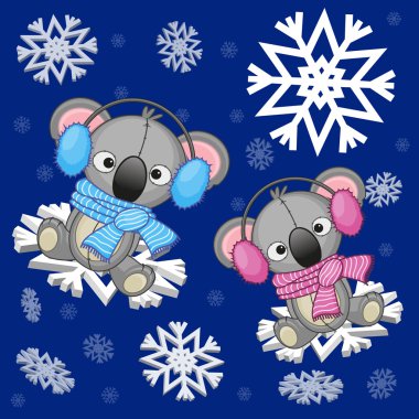 İki sevimli Koalas