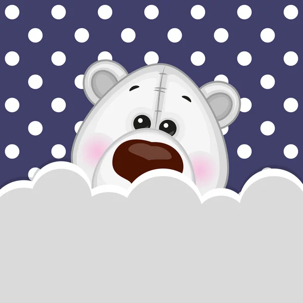 Oso polar — Vector de stock