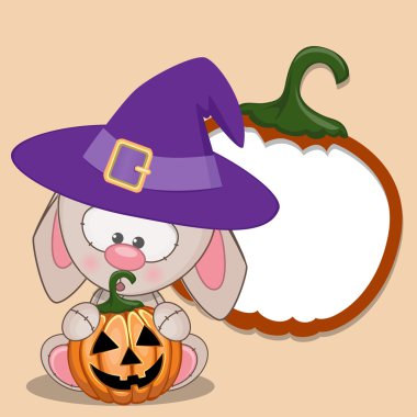 Şekerparem tavşanına Cadılar Bayramı