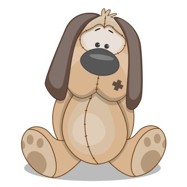 Sevimli köpek izole