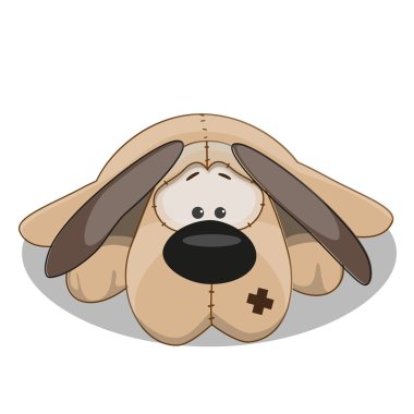 Sevimli köpek izole