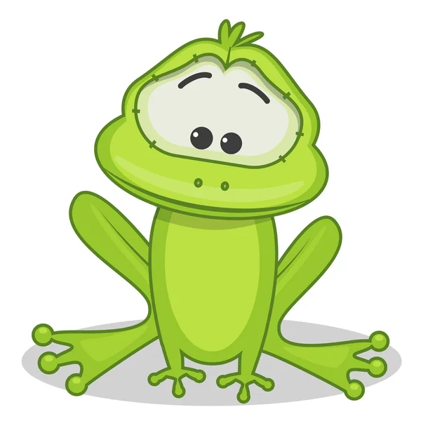 Cute Frog isolated — Stock Vector