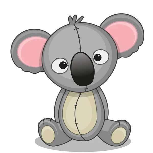 Koala bonito isolado — Vetor de Stock