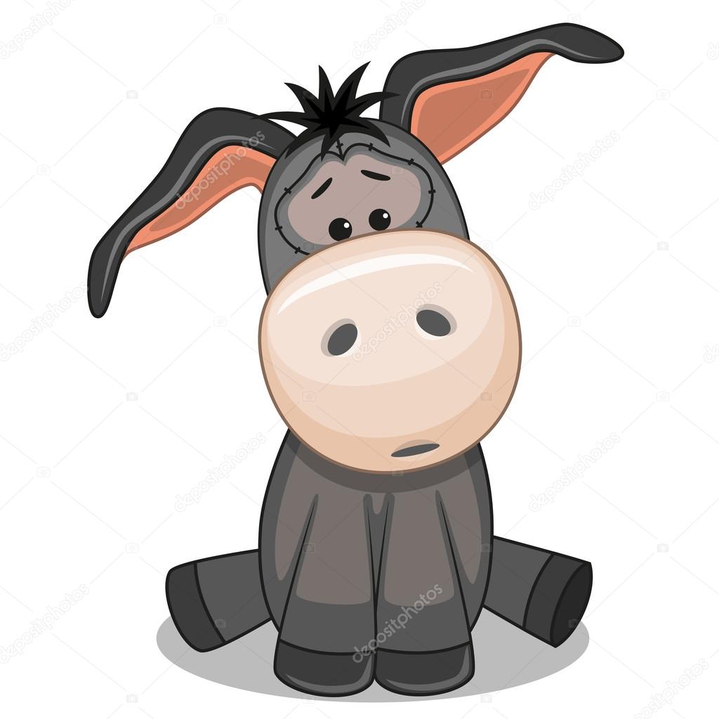 Cute Donkey isolated