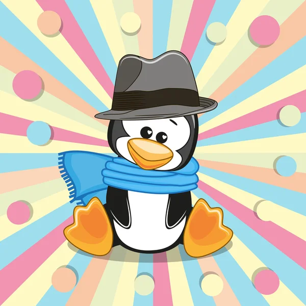 Schattig pinguïn — Stockvector