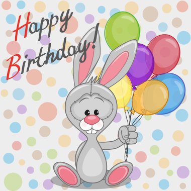 Bunny ile balonları