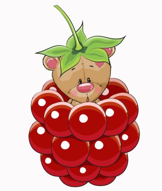 Tatlı çizgi film ayıcığı.