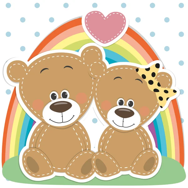Milovníci Bears — Stockový vektor