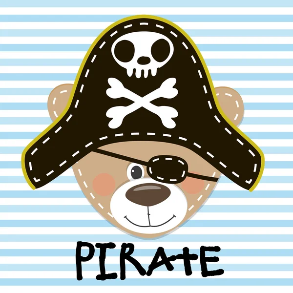 Pirata — Vector de stock