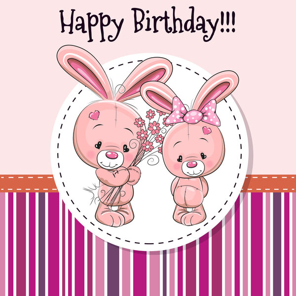 Два кролика
