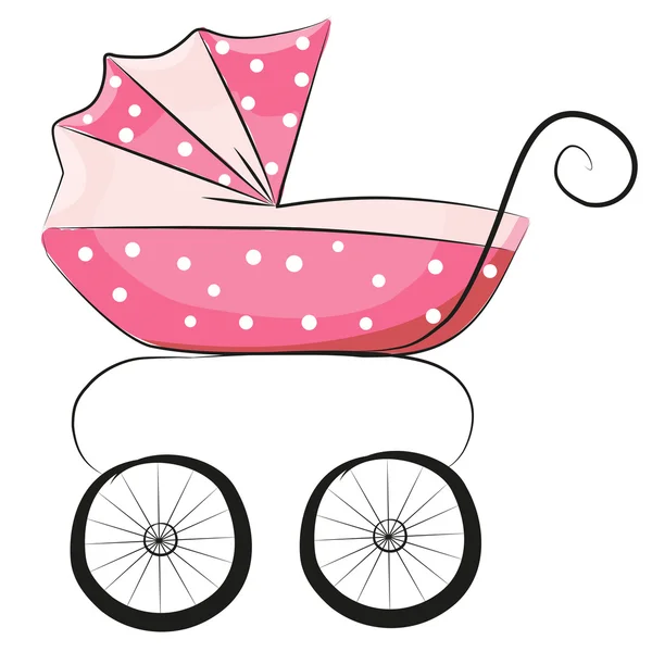 Kinderwagen — Stockvector