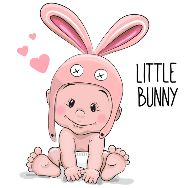 Bébé dessin animé mignon — Image vectorielle