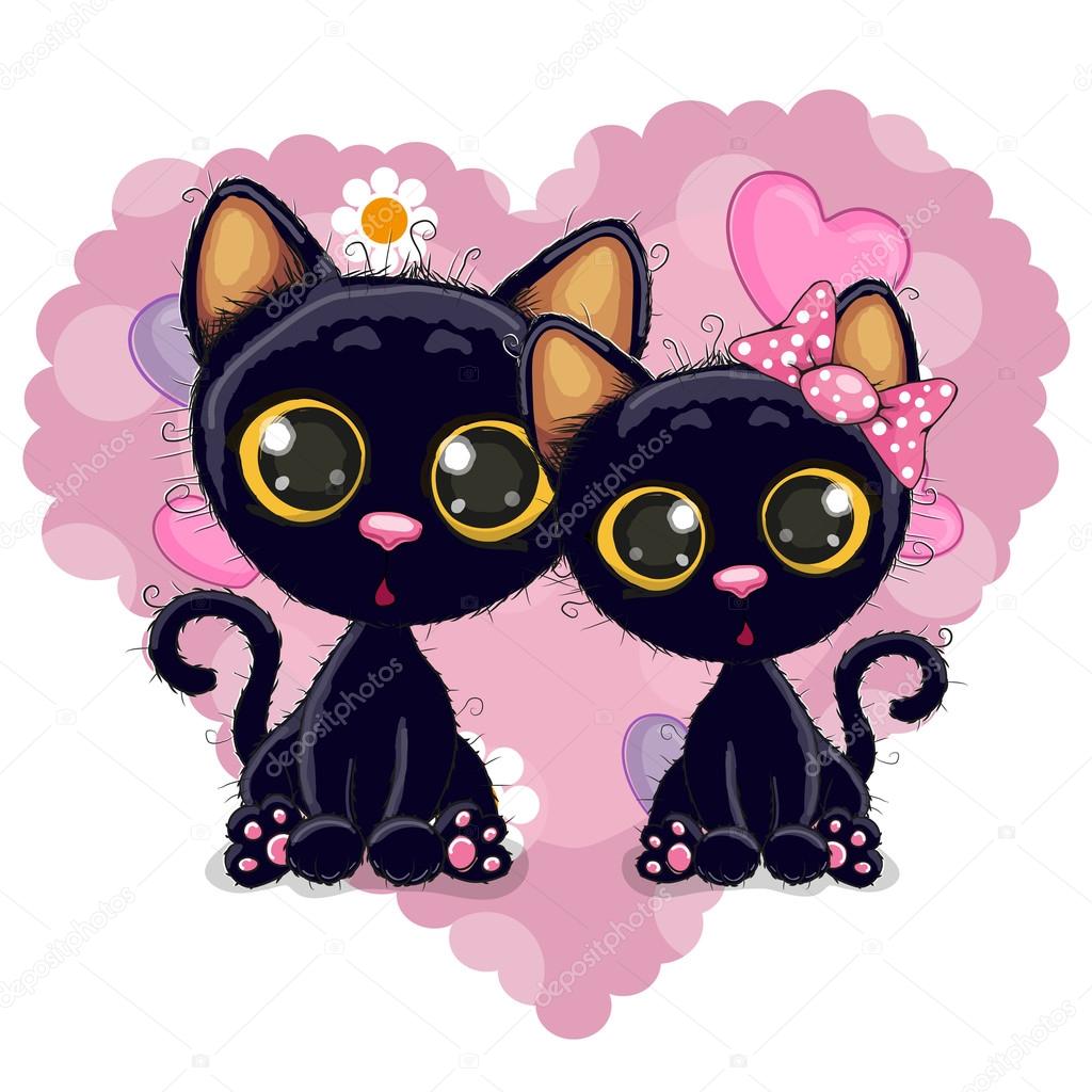 Two Black Kittens