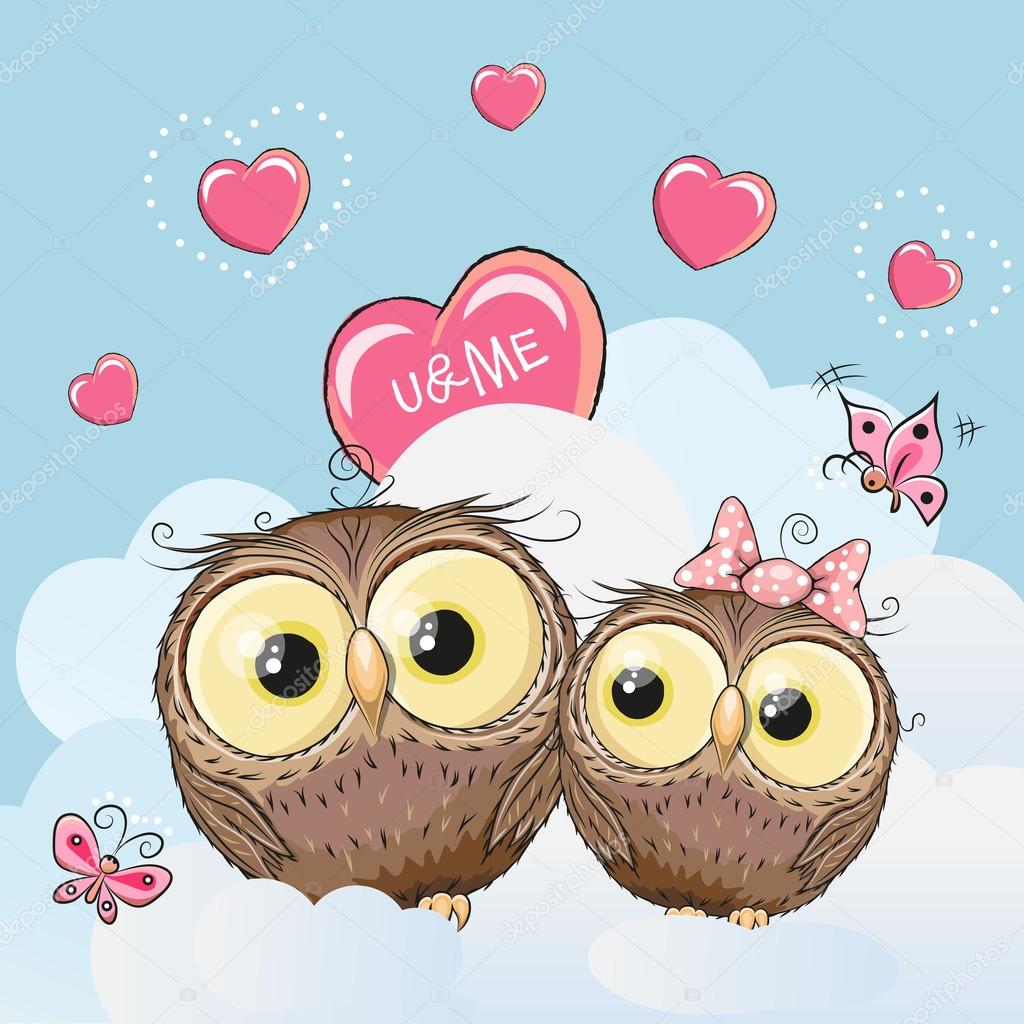 Cute Lovers Owls