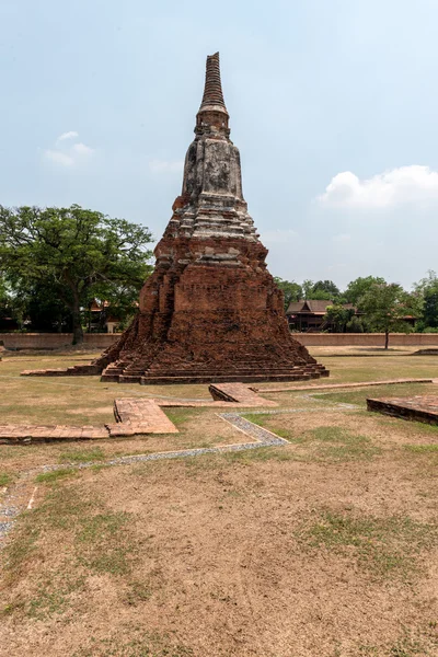 O templo de Ayutthaya — Fotografia de Stock