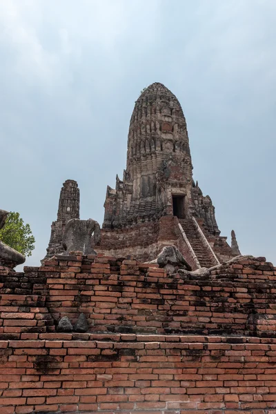 O templo de Ayutthaya — Fotografia de Stock